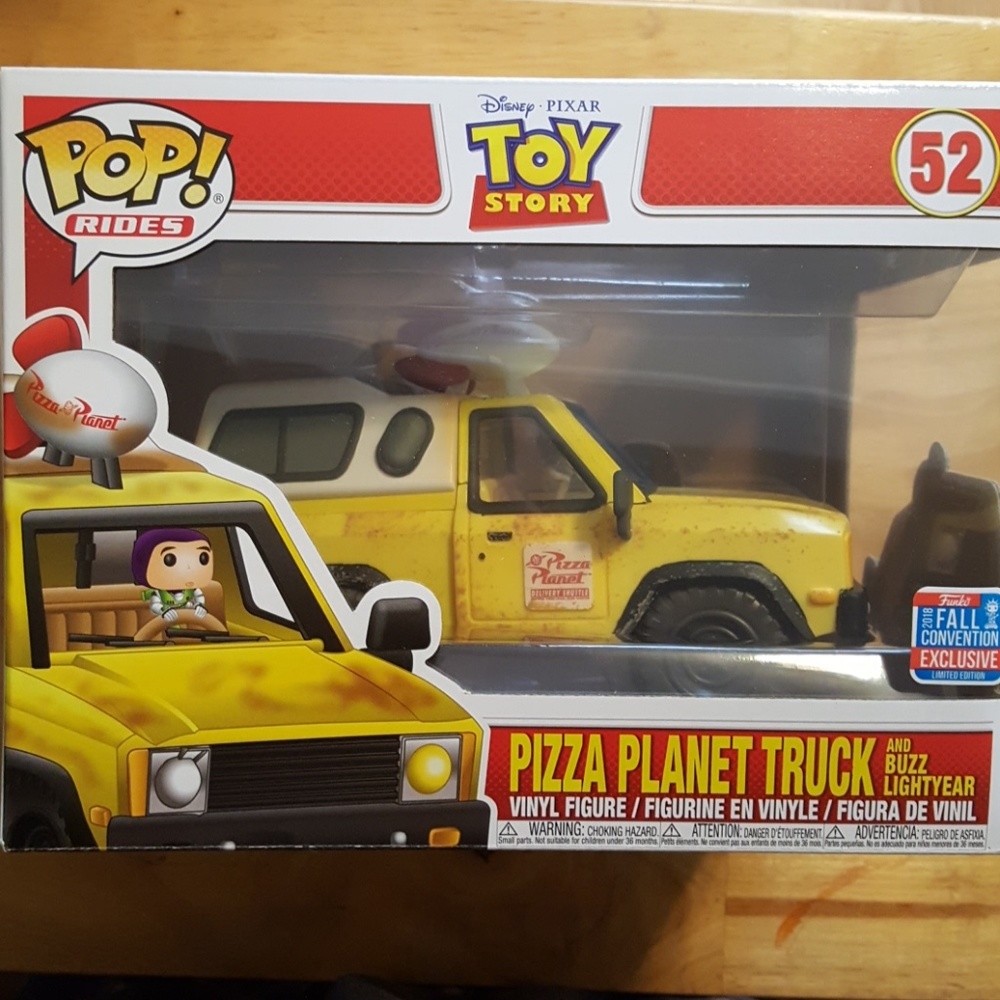 Pizza planet toy story pop ride
